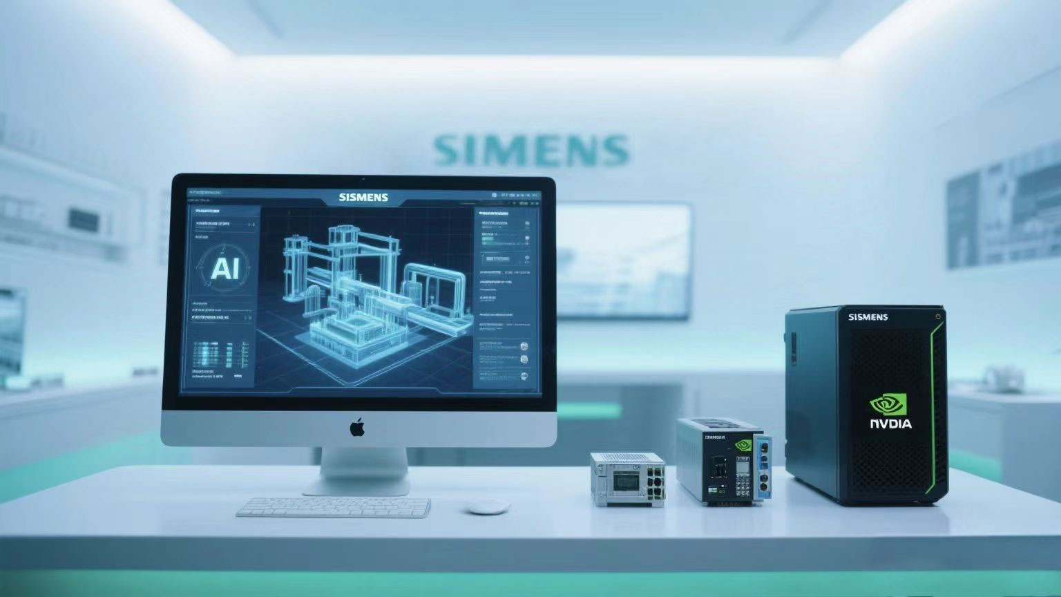 Siemens y Nvidia se unen para acelerar la llegada de aplicaciones de IA industrial