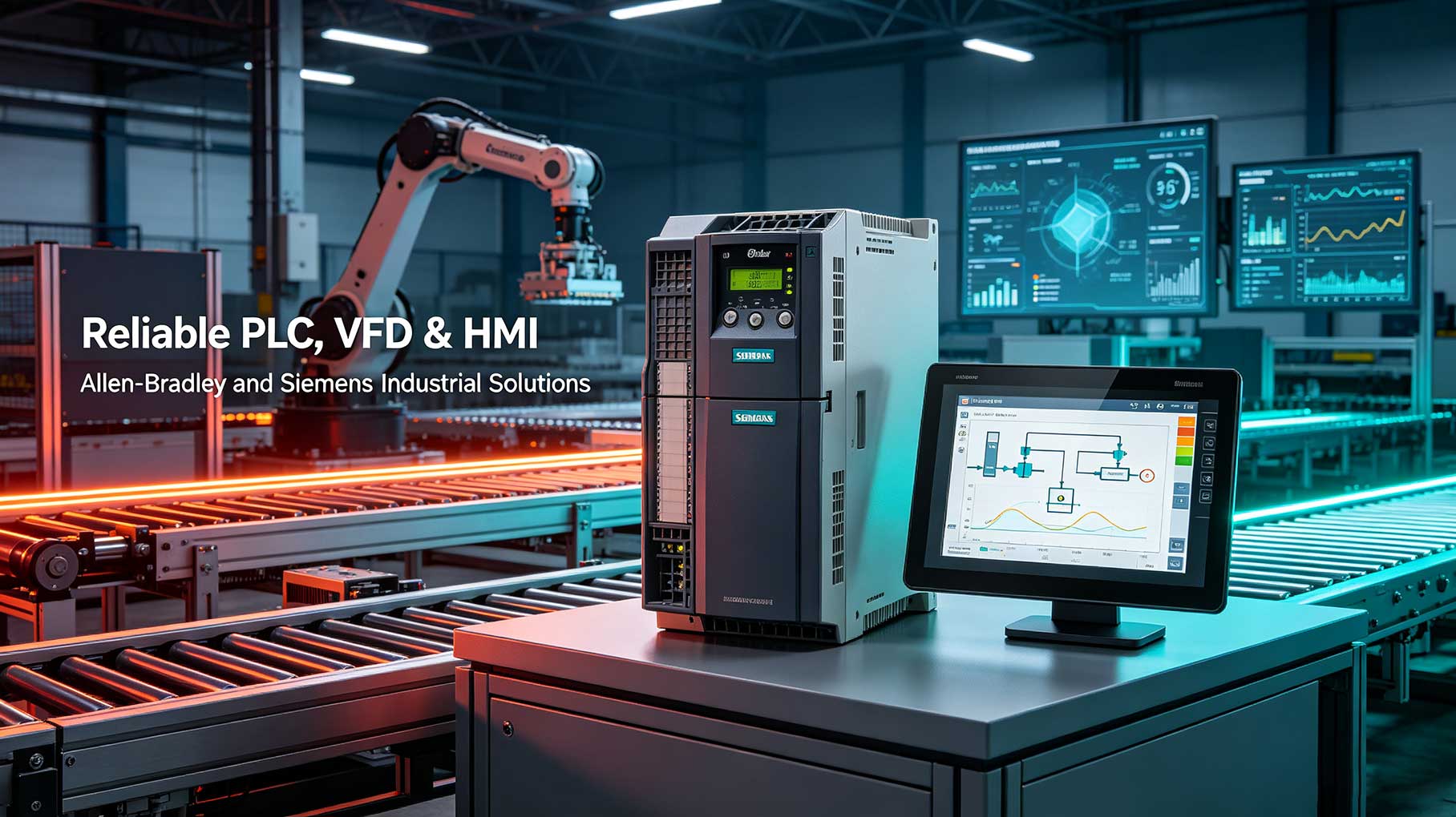 Allen‑Bradley vs Siemens Industrial Automation Products: PLC, VFD & HMI Complete Guide